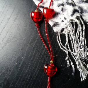Red Hearts Necklace